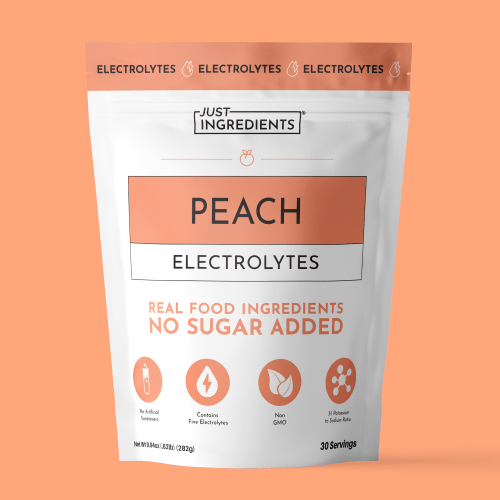 Peach Electrolytes — Peach Flavor, 30 Servings | Just Ingredients