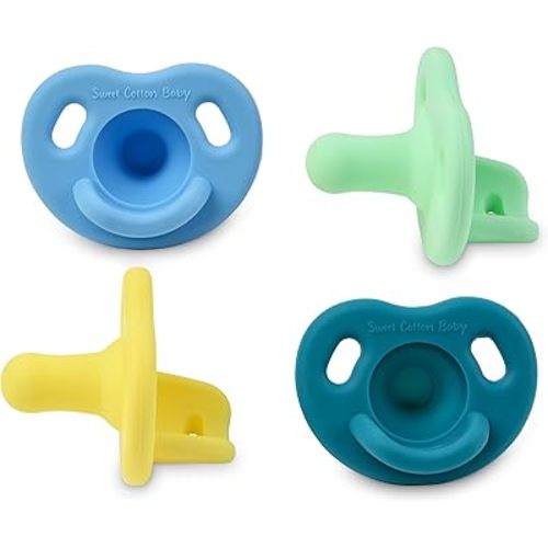 Pacifier – Soft Silicone – 0-36 Months – BPA Free – Natural Latch – Lightweight, Dishwasher Safe – for Newborns, Infants, Toddlers