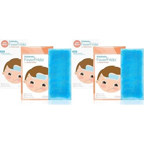 Frida Baby Cool Pads for Kids Fever discomfort by fridababy, 5 Count (Pack of 2)