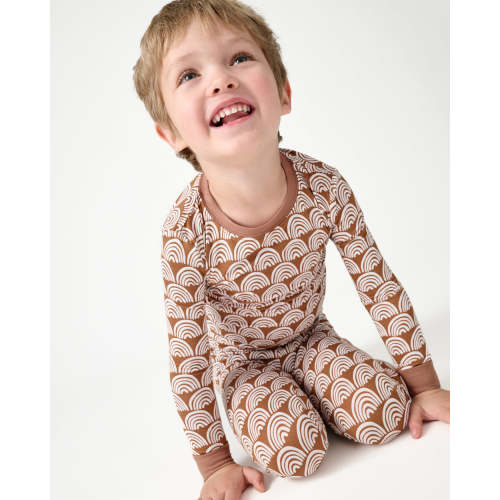 Rust Rainbows Two-Piece Pajama Set