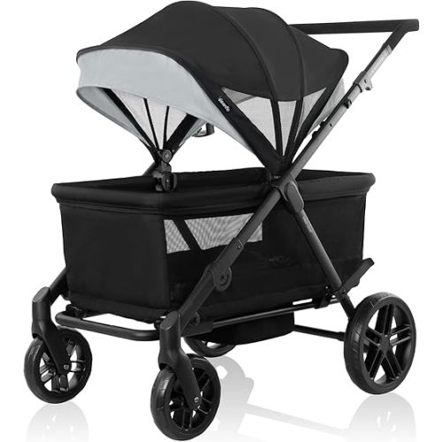 Evenflo Omni Crew Stroller Wagon - Licorice Black
