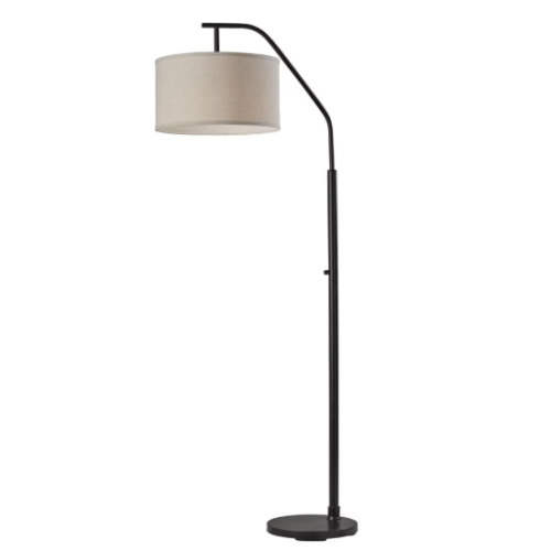 Adesso Max Floor Lamp in Black