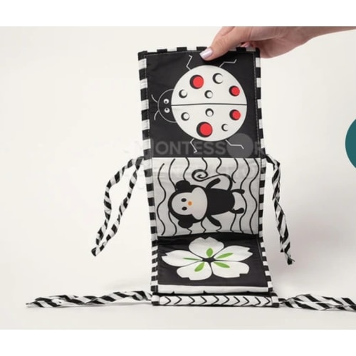 Montessori Newborn Contrast Book - Your Baby's First Book!