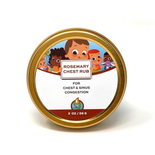 Punkin Butt Baby Chest Rub with Rosemary | All Natural with Organic Chamomile and Mullein Safe for Infants | 2 oz