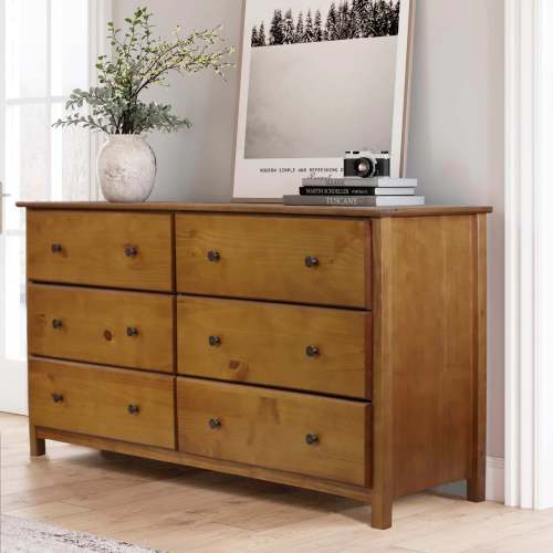Shaker 6-Drawer Dresser – Grain Wood Furniture