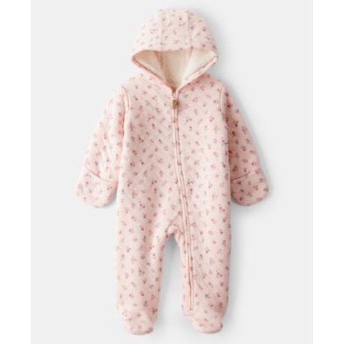 Baby Long Sleeve Quilted Pramsuit