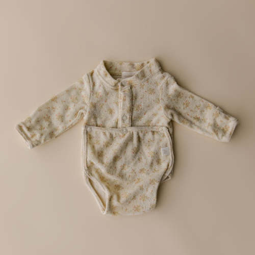 Terry Front flap Onesie | Flora – August River Co