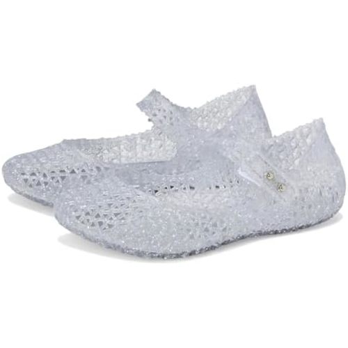 mini melissa Girl's Mini Campana Papel Baby Ballet Flat