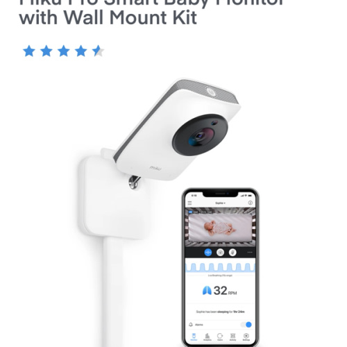 Miku Pro Smart Baby Monitor | No Contact Breathing and Sleep Tracking
