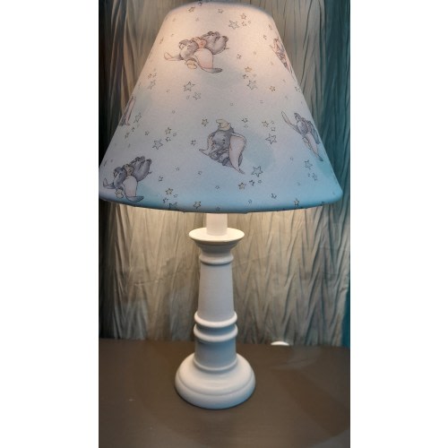 Dumbo Nursery / accent lamp, baby elephant table lamp, Disney inspired elephant baby lamp, turquoise Nursery lamp, Dumbo lamp, baby gift