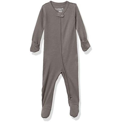 L'ovedbaby Unisex Organic Baby Zipper Footie