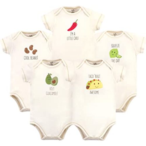 Touched by Nature Unisex Baby Organic Cotton Bodysuits