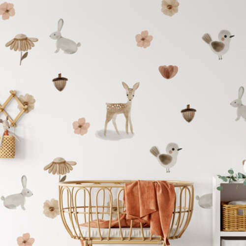 Woodland Forest Wall Decals - Half Set