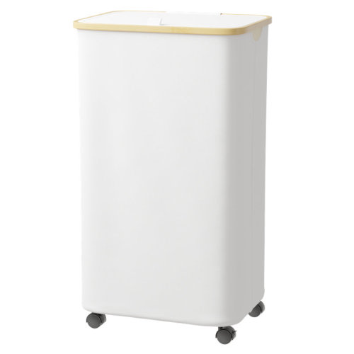 Tooloton Laundry Hamper with Wheels and Lid, 26 Gallon Rolling Clothes Basket with Bamboo Handle for Bedroom, Bathroom, Dorm and Laundry Room & Reviews | Wayfair