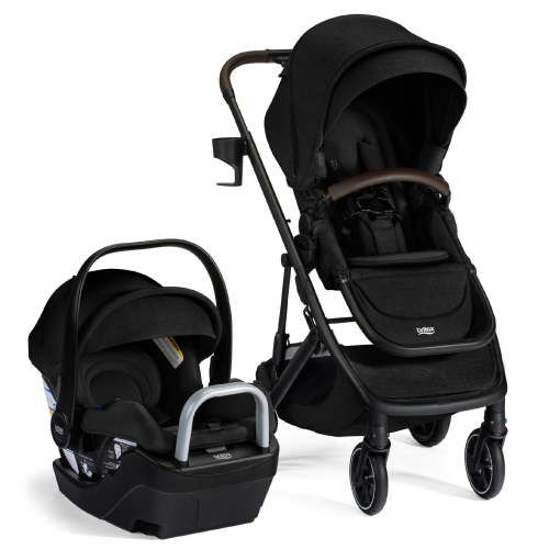 Britax® Prism™ Full-Size Travel System With Willow® S Infant Car Seat and Alpine® Base — Raven Black