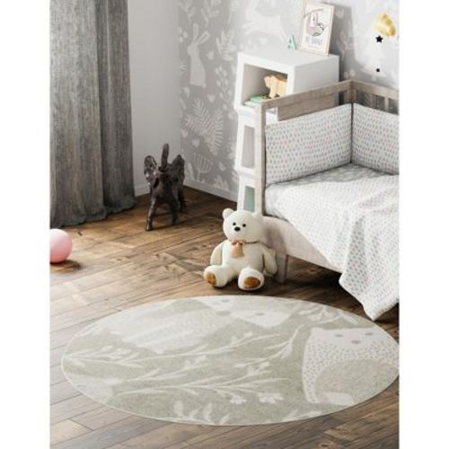 Unique Loom Whimsy Kids Foxy Animals Indoor Woven Area Rug