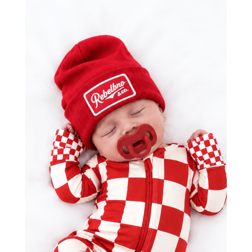 Beanie in Rebel Red