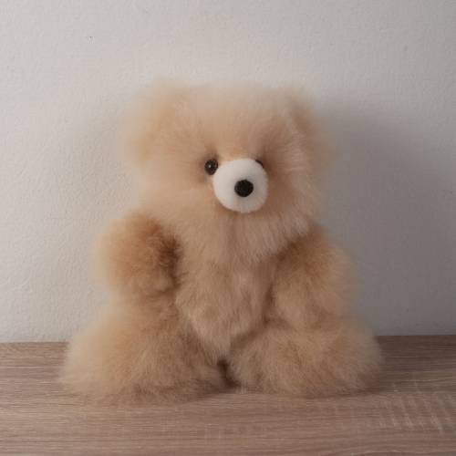 Teddy Bear made with Alpaca Fur, Perfect Cuddle Companion