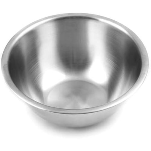 Fox Run Stainless Steel Small Mixing Bowl, 7.25 x 7.25 x 3.75 inches, Metallic