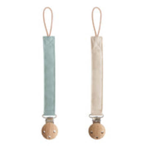 Linen Pacifier Clip 2-Pack – Mushie