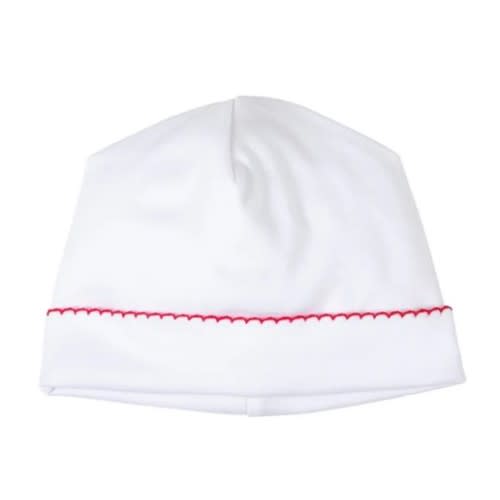 White and Red Basics Hat