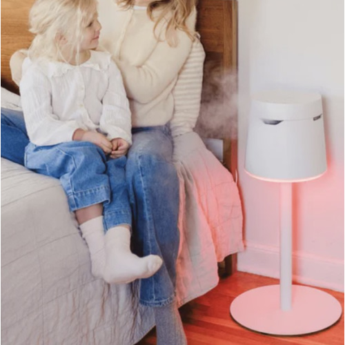 Carepod One Plus with Stand - Stainless Steel Humidifier with Mood Light