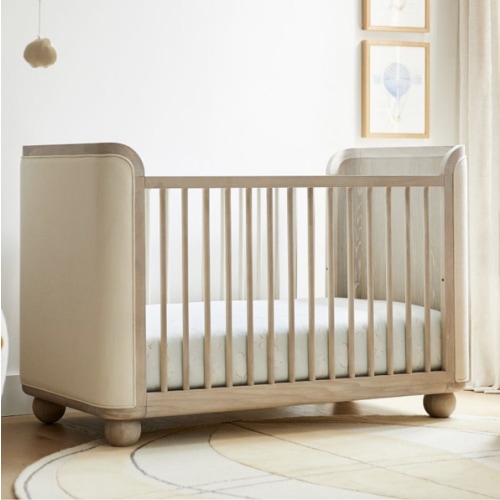 Joseph Altuzarra Sphere Foot Upholstered Convertible Crib