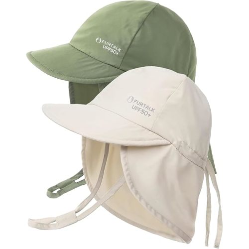 FURTALK Baby Sun Hat Girls and Boys Summer Beach Swim Hat Essentials UPF 50+