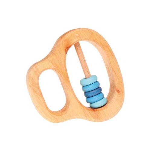 Klipp Klapp Rattle Toy BLUE (Grimm's)