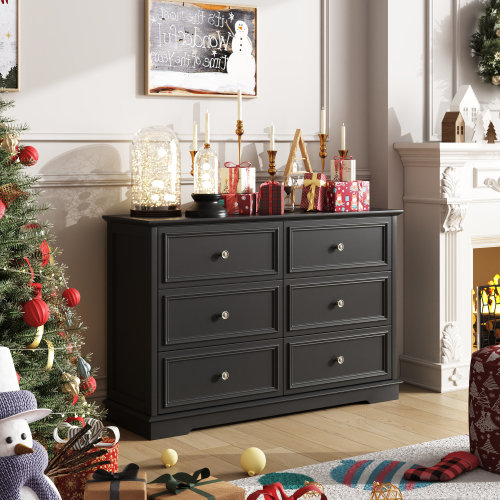 Lark Manor™ Valera 6 Drawer 47.2" W Double Dresser & Reviews | Wayfair