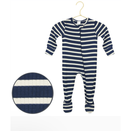 Jack Ribbed Zipper Footies