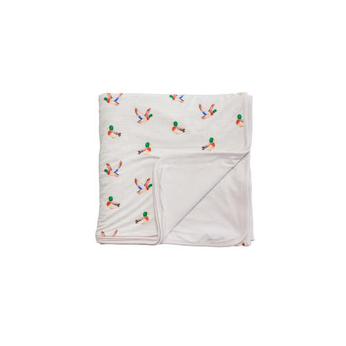 Double Sided Bamboo Kids Blanket in Little Mallard | Caden Lane