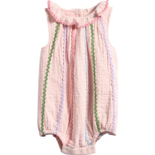 Double Cloth Bubble Romper, 9-12M