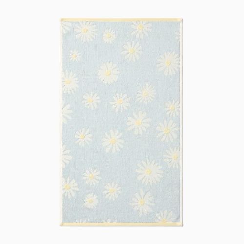 Daisy Carved Towels, 100% Cotton | West Elm