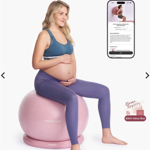 MomCozy Birthing Ball Set