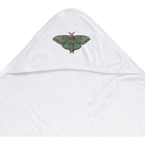 Azeeda 'Luna Moth' Baby Hooded Towel (HT00032458)