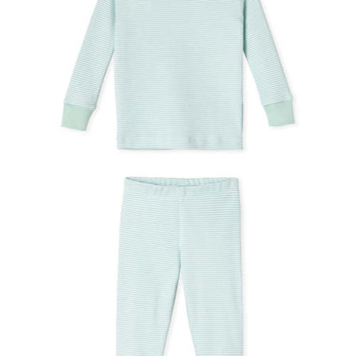 LAKE | Pima Cotton Pajamas | Baby Long-Long Set | Parisian Green