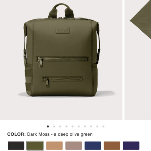 Indi Diaper Backpack in Dark Moss, Large