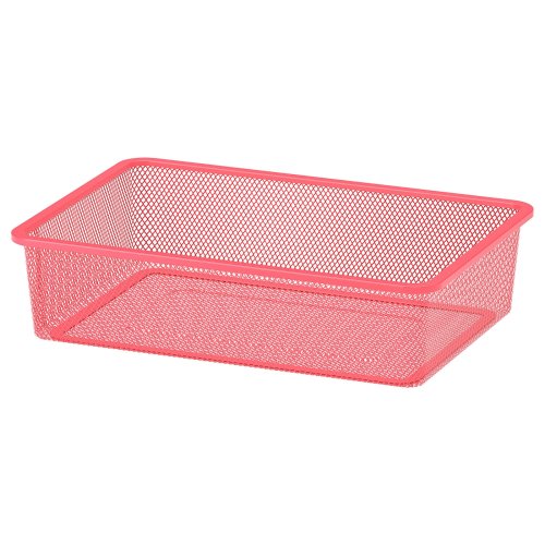 TROFAST Mesh storage box - light red 16 1/2x11 3/4x3 7/8 "