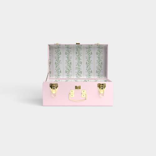 Mini Trunk - Pink - Darling Dogwood / Embroidery