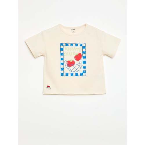 T-shirt a maniche corte con stampa - Bianco - Neonato - 4.00€ - Kiabi