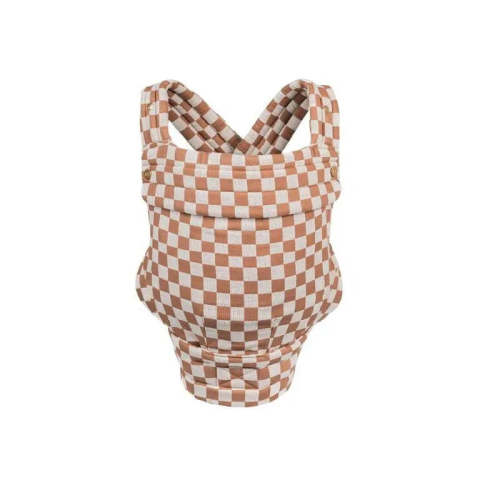 Mabe Soft Baby Carrier - Mocha Check