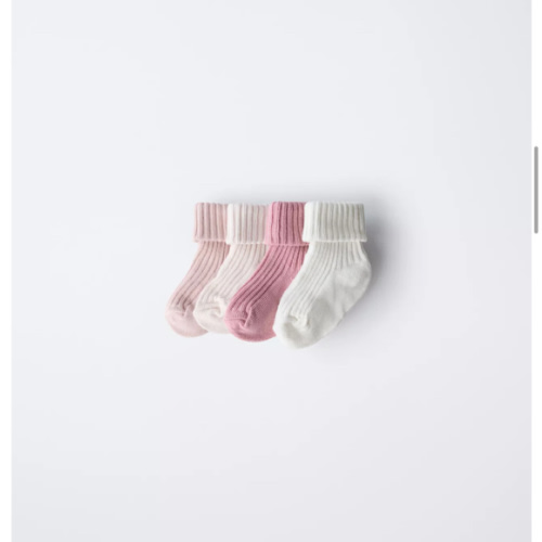 FOUR-PACK OF COLOR SOCKS - Light pink | ZARA United States