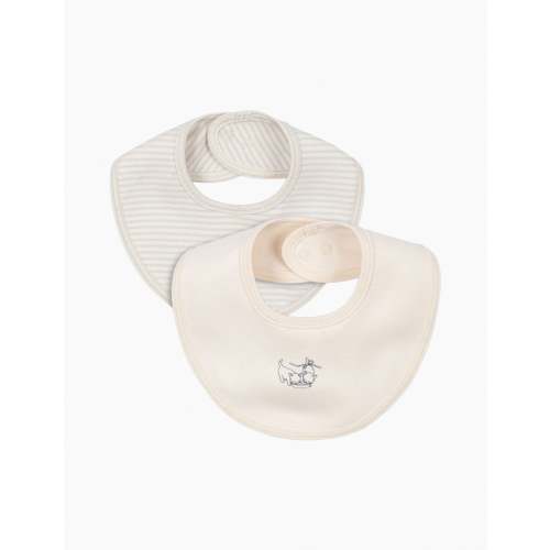 Fio Stripe 2 Pack Bibs in Blue Mix