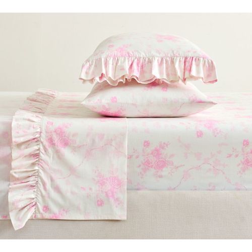 LoveShackFancy Rose Ruffle Sheet Set