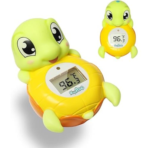 Backstroke Sea Turtle Baby Bath Thermometer,The Infant Baby Bath Floating Toy Safety Temperature Water Thermometer, BPA Free, New Baby Essentials