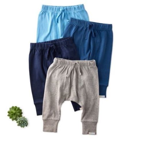 Butterblu JORDAN 4-Pack Jogger Baby & Toddler Pants Blue Newborn