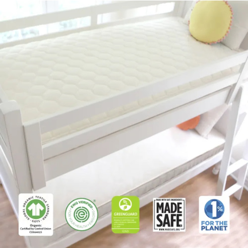 2-in-1 Waterproof Organic Kids Mattress