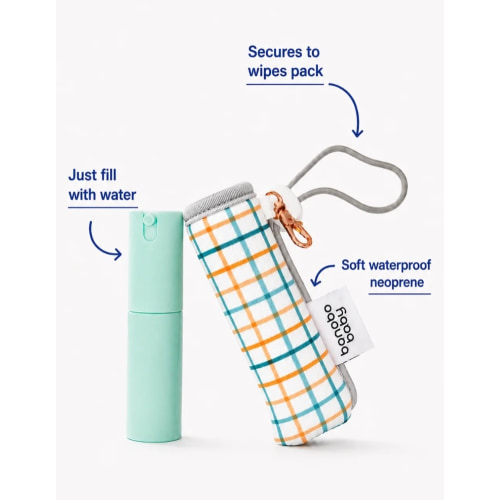 Portable Baby Bidet — Neoprene Pouch & 20ml Spritzer | Bonobo Baby