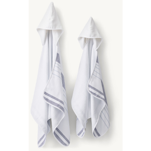 Multistripe Hooded Towel - Baby | RH Baby & Child